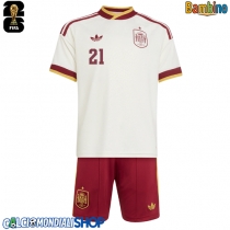 Maglie da calcio Spagna Mikel Oyarzabal #21 Seconda Maglia Bambino Mondiali 2026  Manica Corta (+ Pantaloni corti)
